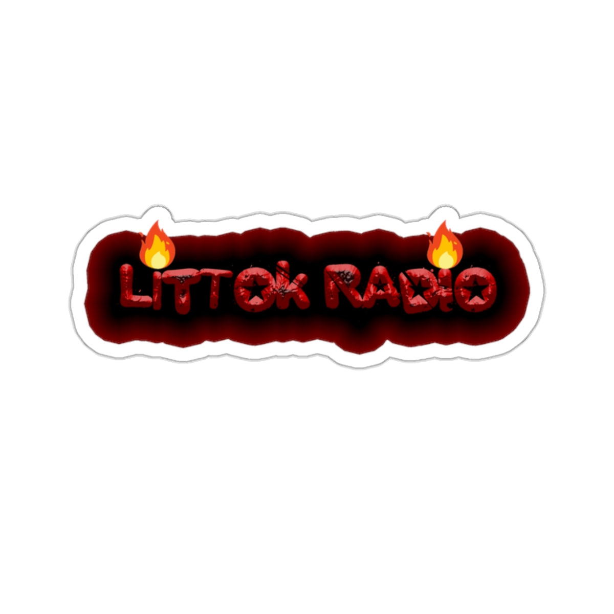 Official Littok Radio Logo Sticker - Live Music Reviews