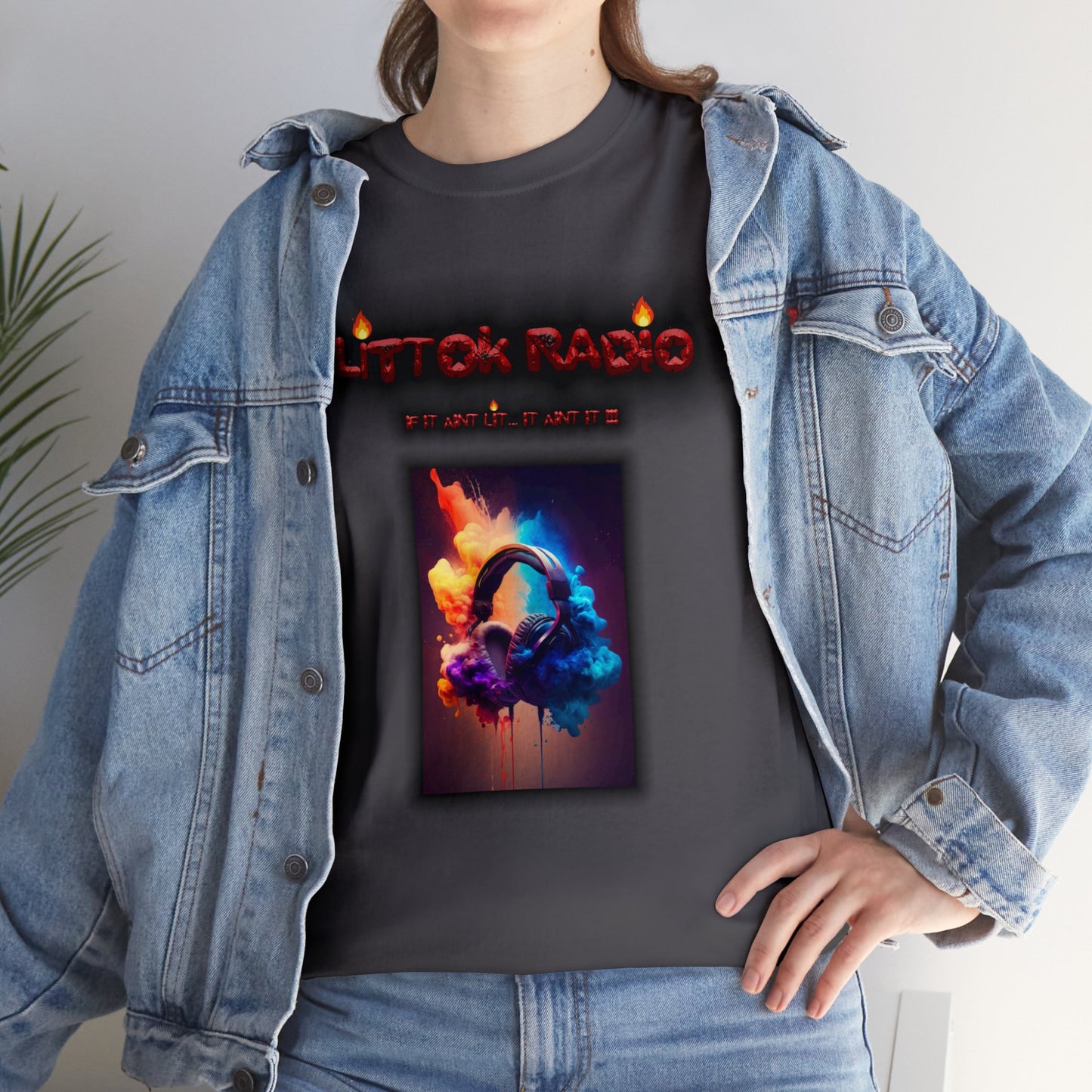 OFFICIAL "LITTOK RADIO" Tee 1 Datboijay Artist Elevation Ebook  Logo T Shirt