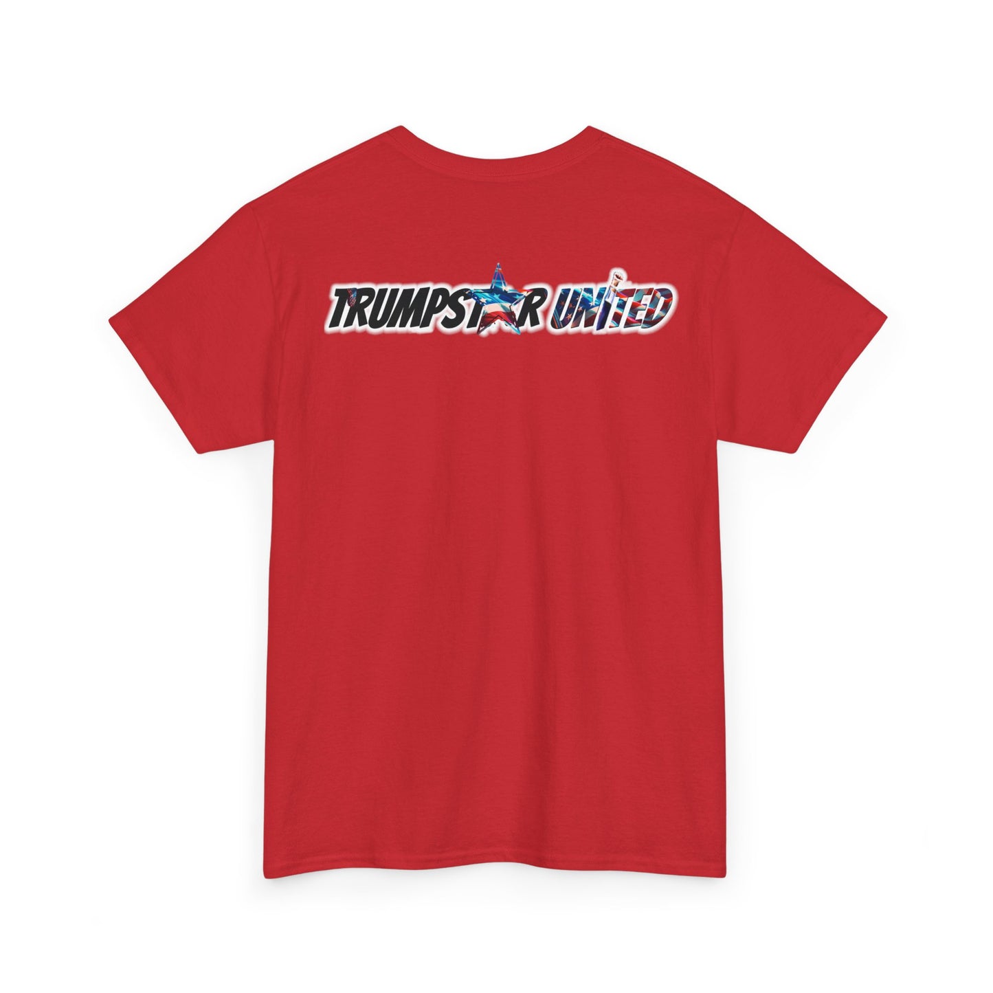 Trumpstar SHOT WHERE? Flag White Glow T Shirt Special Edition United We Stand America Apparel White Tee  Unisex Mens Womens Stars and Stripes Be Great Again Patriotic 2024 Bulletproof You Missed Rally Presidential Campaign Joe Merch