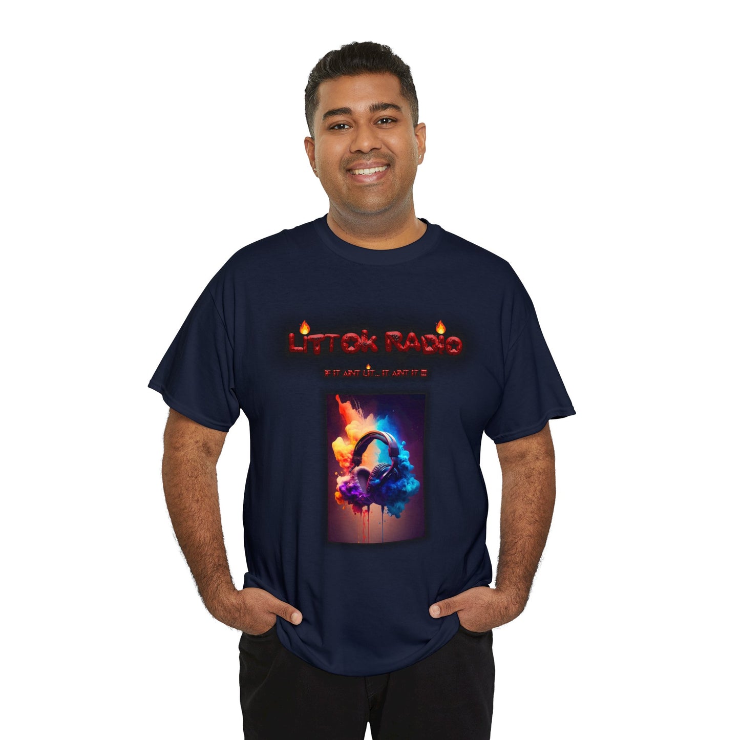 OFFICIAL "LITTOK RADIO" Tee 1 Datboijay Artist Elevation Ebook  Logo T Shirt