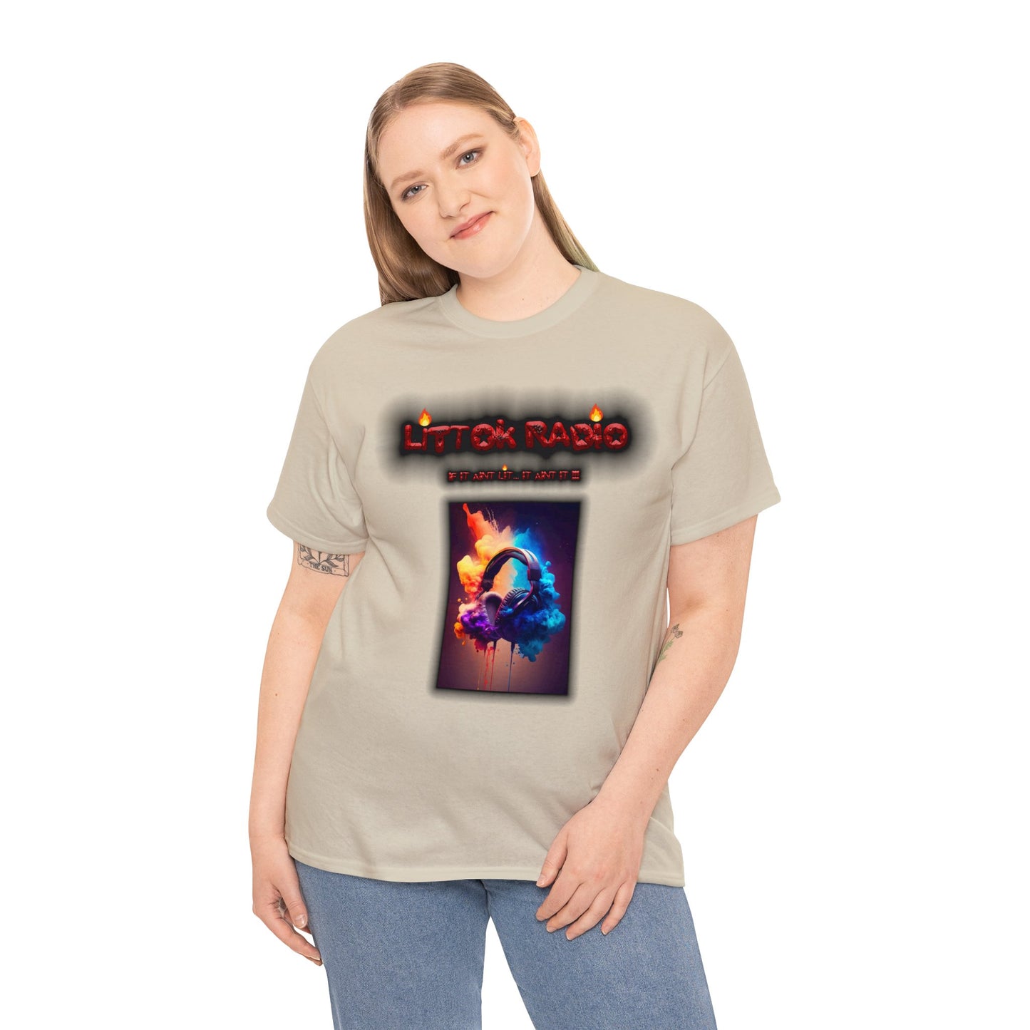 OFFICIAL "LITTOK RADIO" Tee 1 Datboijay Artist Elevation Ebook  Logo T Shirt