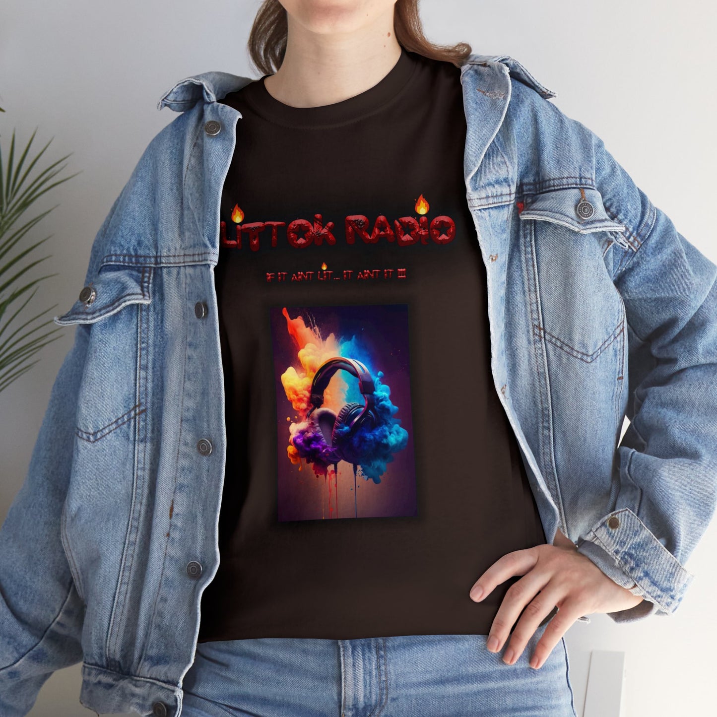 OFFICIAL "LITTOK RADIO" Tee 1 Datboijay Artist Elevation Ebook  Logo T Shirt