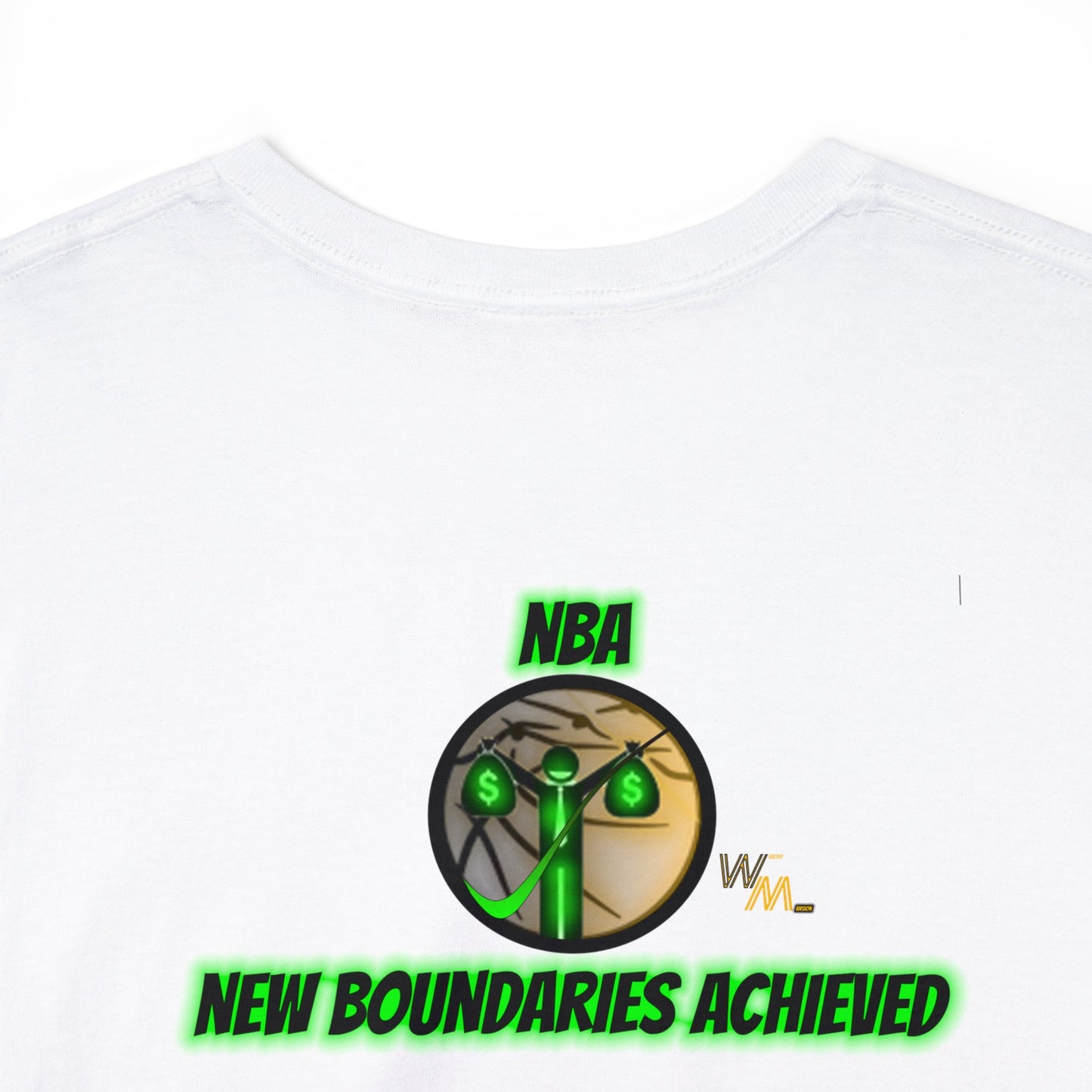 Wealthy Mansion Music Reviews - NEW BOUNDARIES ACHIEVED T Shirt- Unisex Heavy Cotton Tee RICH HOUSE