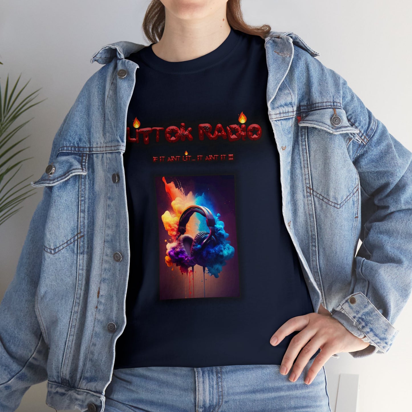 OFFICIAL "LITTOK RADIO" Tee 1 Datboijay Artist Elevation Ebook  Logo T Shirt