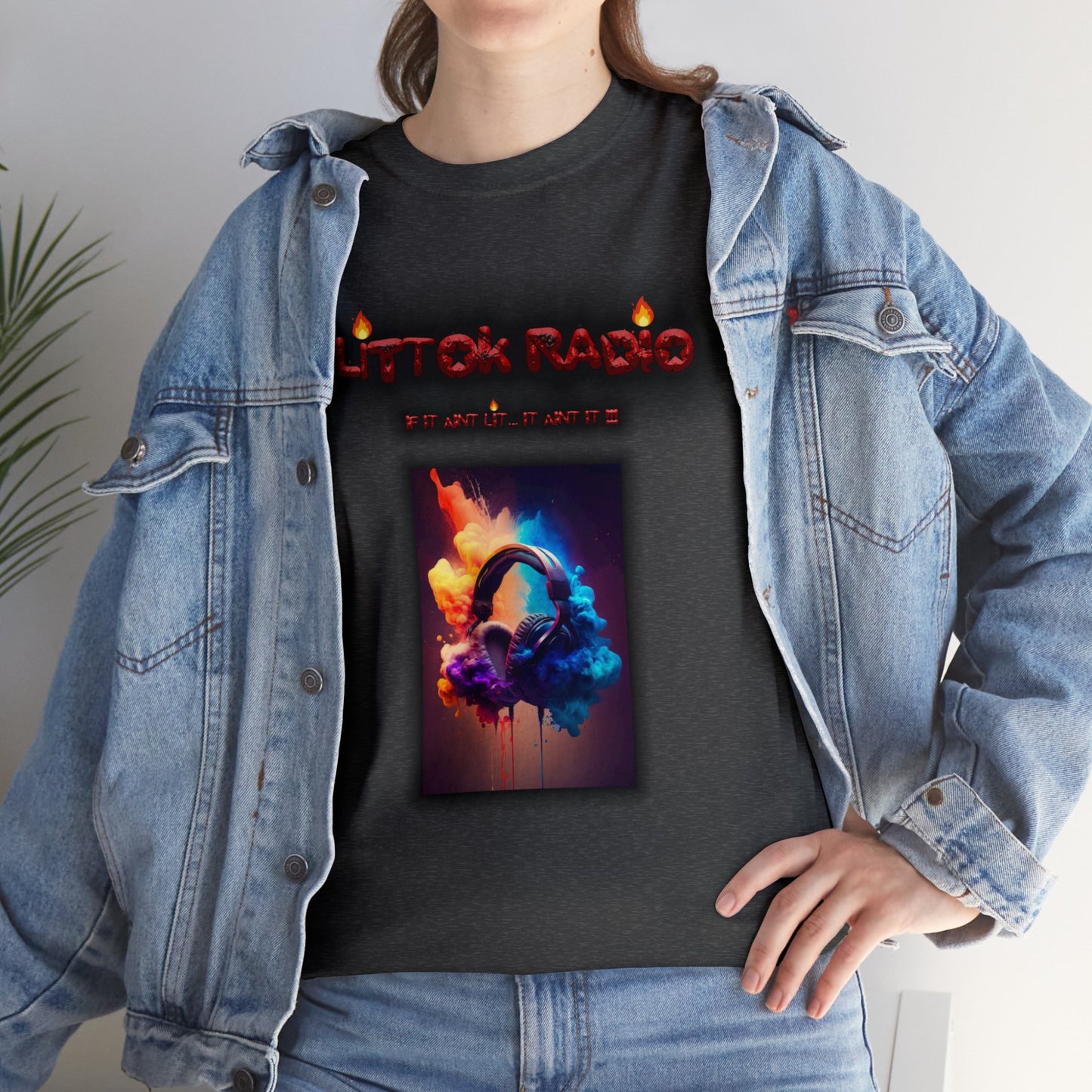 OFFICIAL "LITTOK RADIO" Tee 1 Datboijay Artist Elevation Ebook  Logo T Shirt