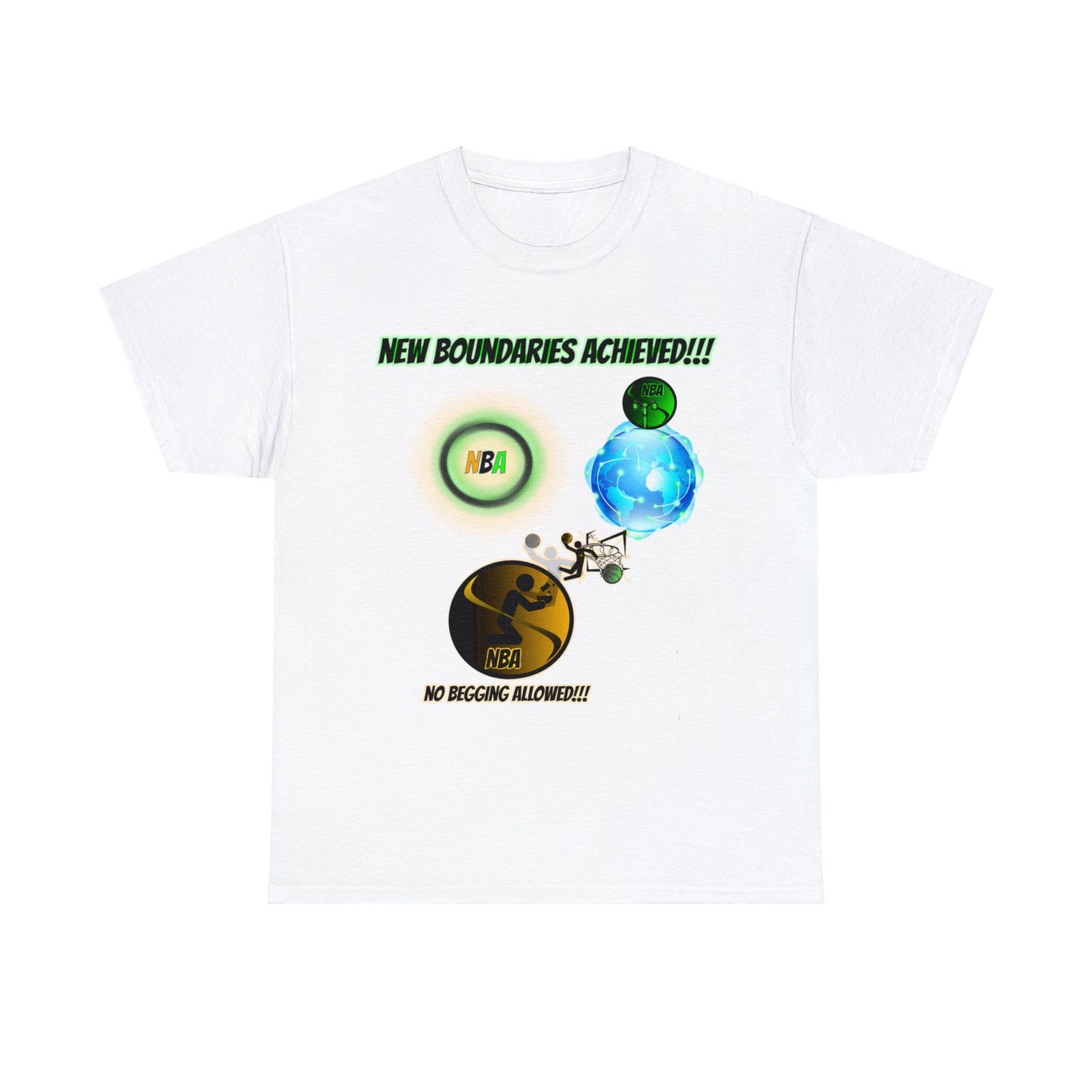 Wealthy Mansion Music Reviews - NEW BOUNDARIES ACHIEVED T Shirt- Unisex Heavy Cotton Tee RICH HOUSE