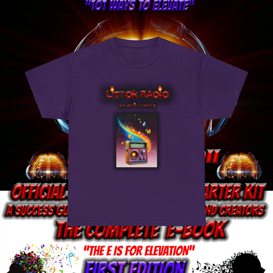 OFFICIAL "LITTOK RADIO" Tee 2 - Datboijay Artist Elevation Ebook  Logo T Shirt