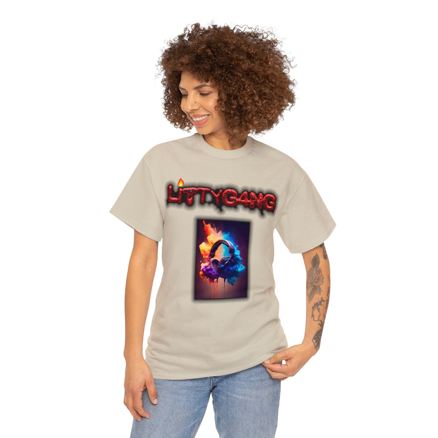 OFFICIAL "LITTYGANG" Littok Radio Tee - Datboijay Artist Elevation Ebook  Logo T Shirt