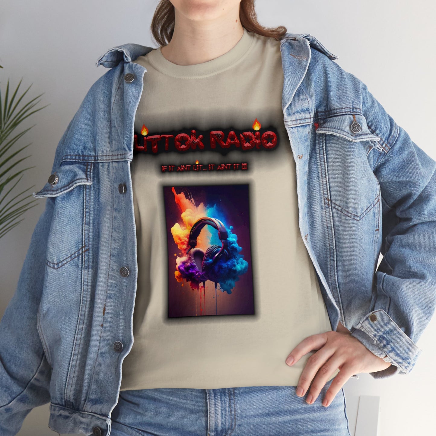 OFFICIAL "LITTOK RADIO" Tee 1 Datboijay Artist Elevation Ebook  Logo T Shirt