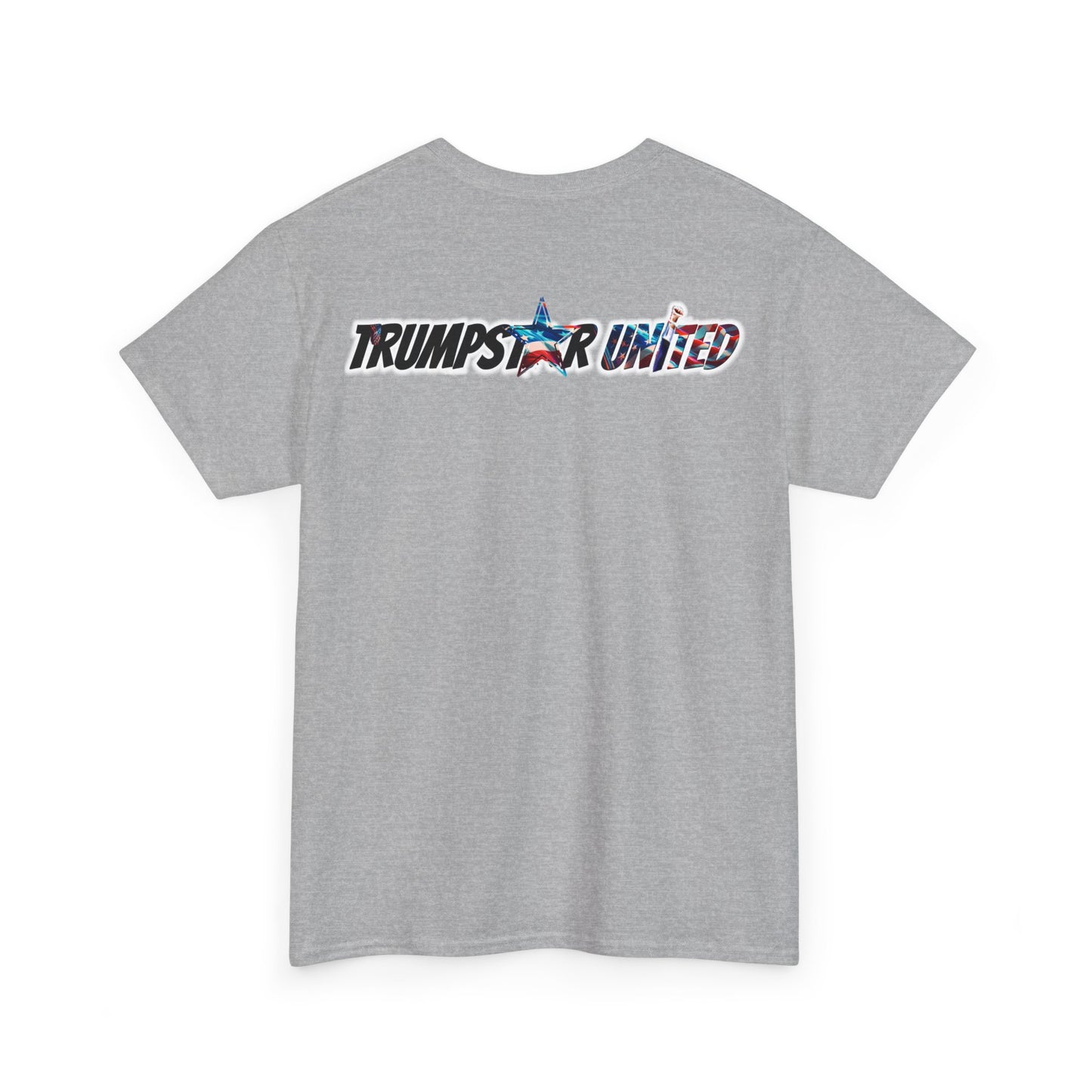 Trumpstar NBN NOTHIN BUT NETWORTH Flag White Glow T Shirt Special Edition United We Stand America Apparel Tee  Unisex Mens Womens Stars Stripes Great Again Patriotic 2024 Bulletproof You Missed Rally Presidential Campaign Joe Merch maga rally