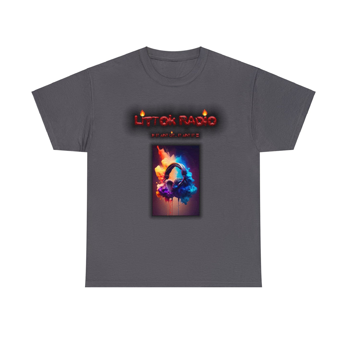 OFFICIAL "LITTOK RADIO" Tee 1 Datboijay Artist Elevation Ebook  Logo T Shirt