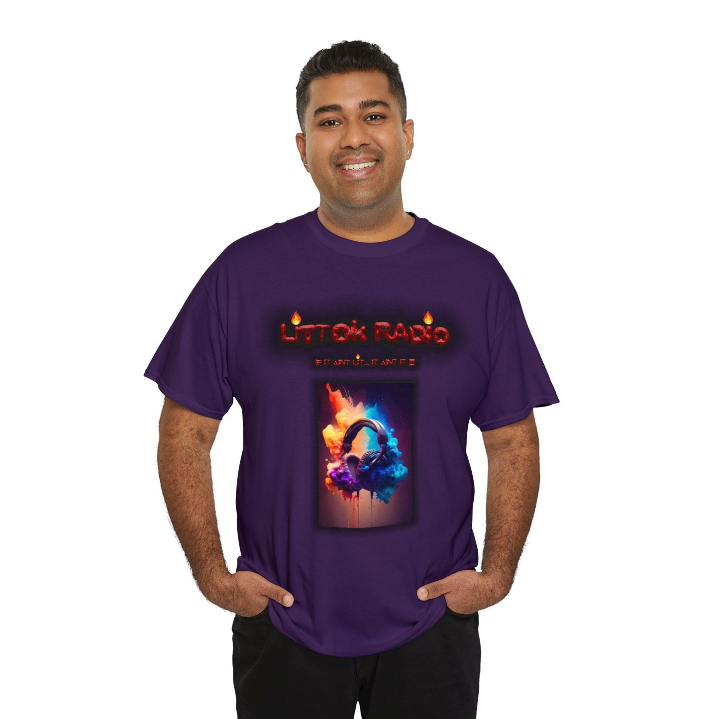 OFFICIAL "LITTOK RADIO" Tee 1 Datboijay Artist Elevation Ebook  Logo T Shirt