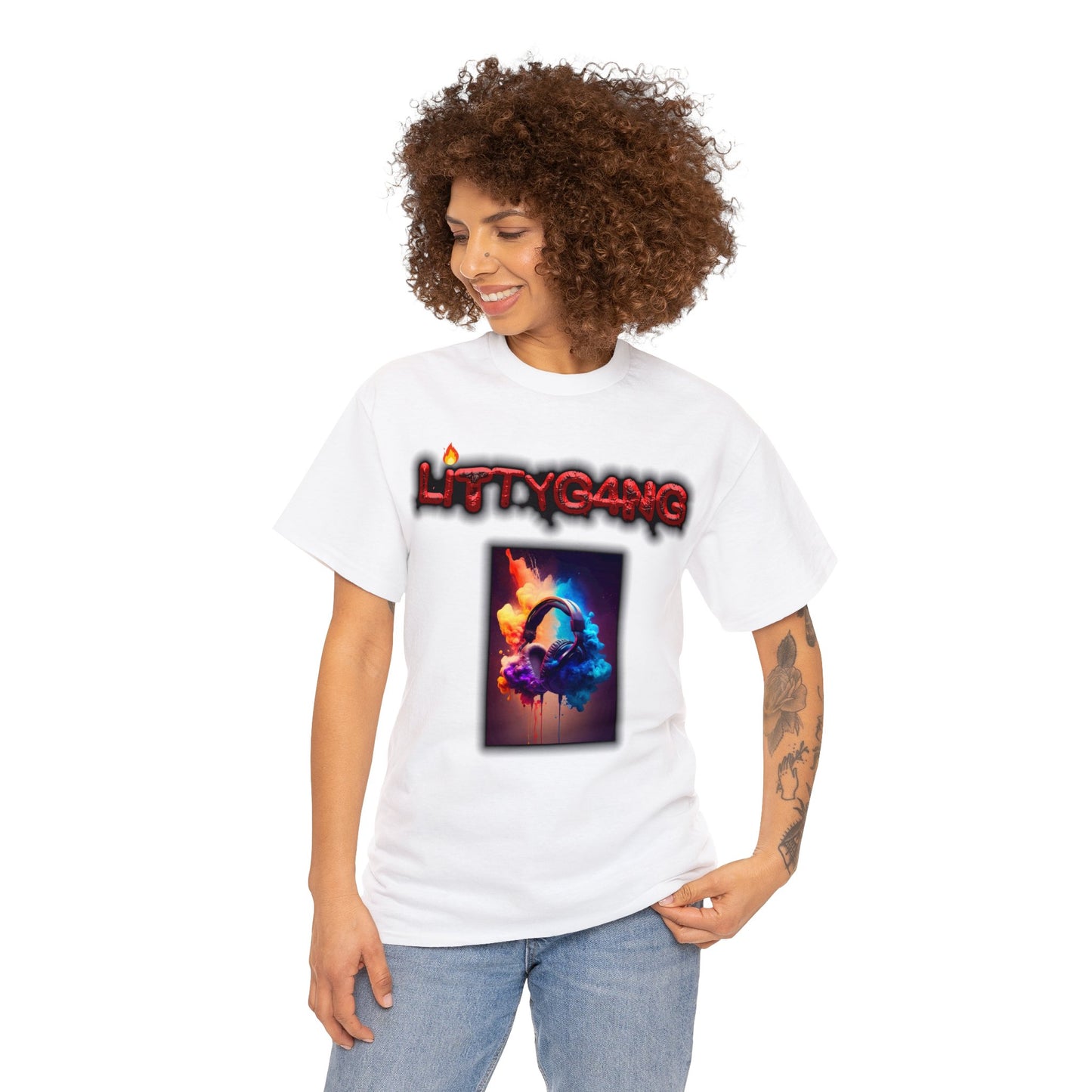 OFFICIAL "LITTYGANG" Littok Radio Tee - Datboijay Artist Elevation Ebook  Logo T Shirt