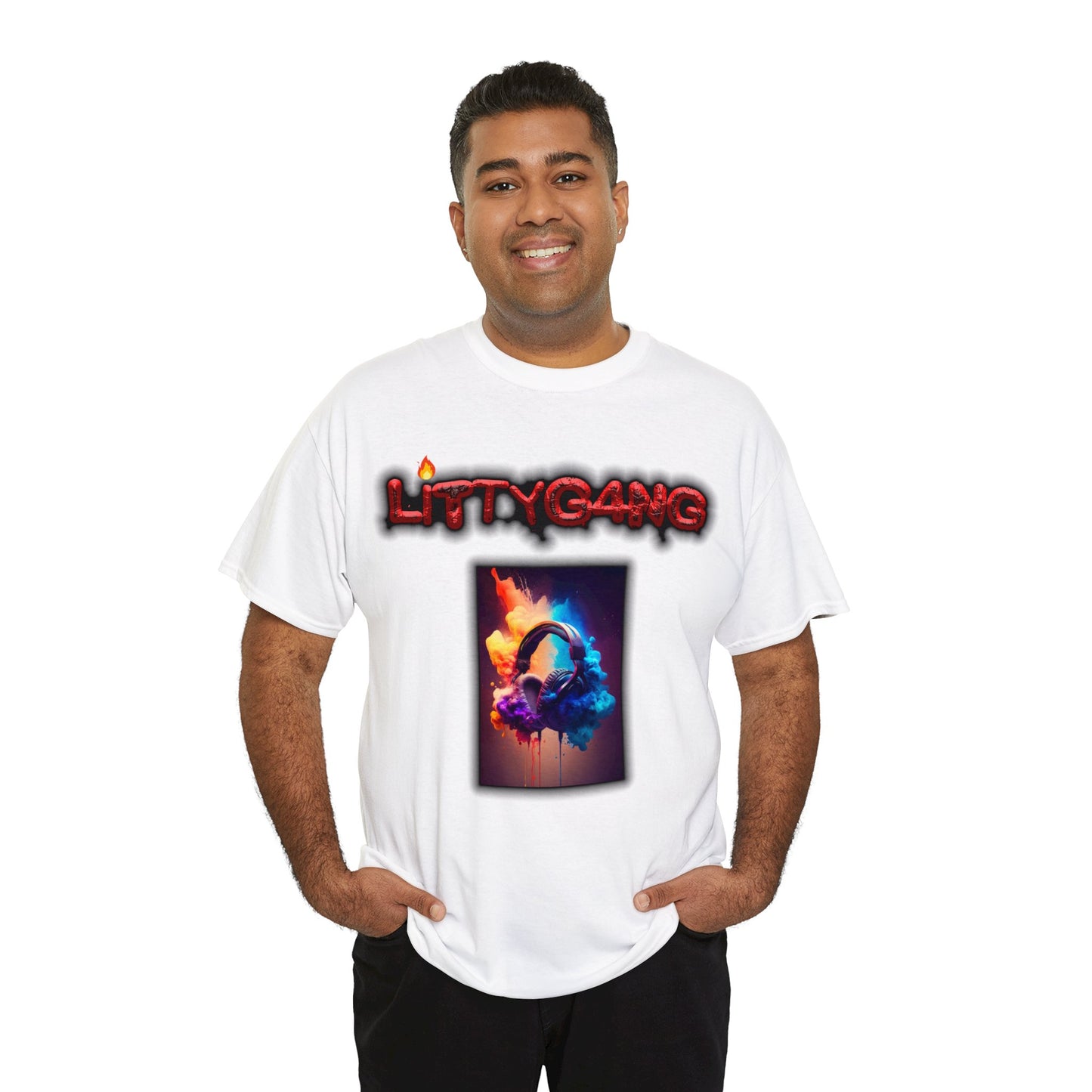 OFFICIAL "LITTYGANG" Littok Radio Tee - Datboijay Artist Elevation Ebook  Logo T Shirt