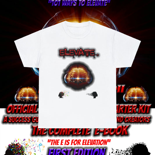 OFFICIAL "ELEVATE" LittyGang Tee - Littok Radio Datboijay Artist Elevation Ebook  Logo T Shirt