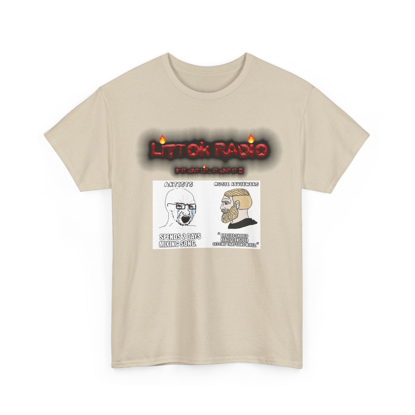 Copy of OFFICIAL "LITTOK RADIO" NEEDS BETTER MIX MEME 1 TEE Datboijay Artist Elevation Ebook  Logo T Shirt