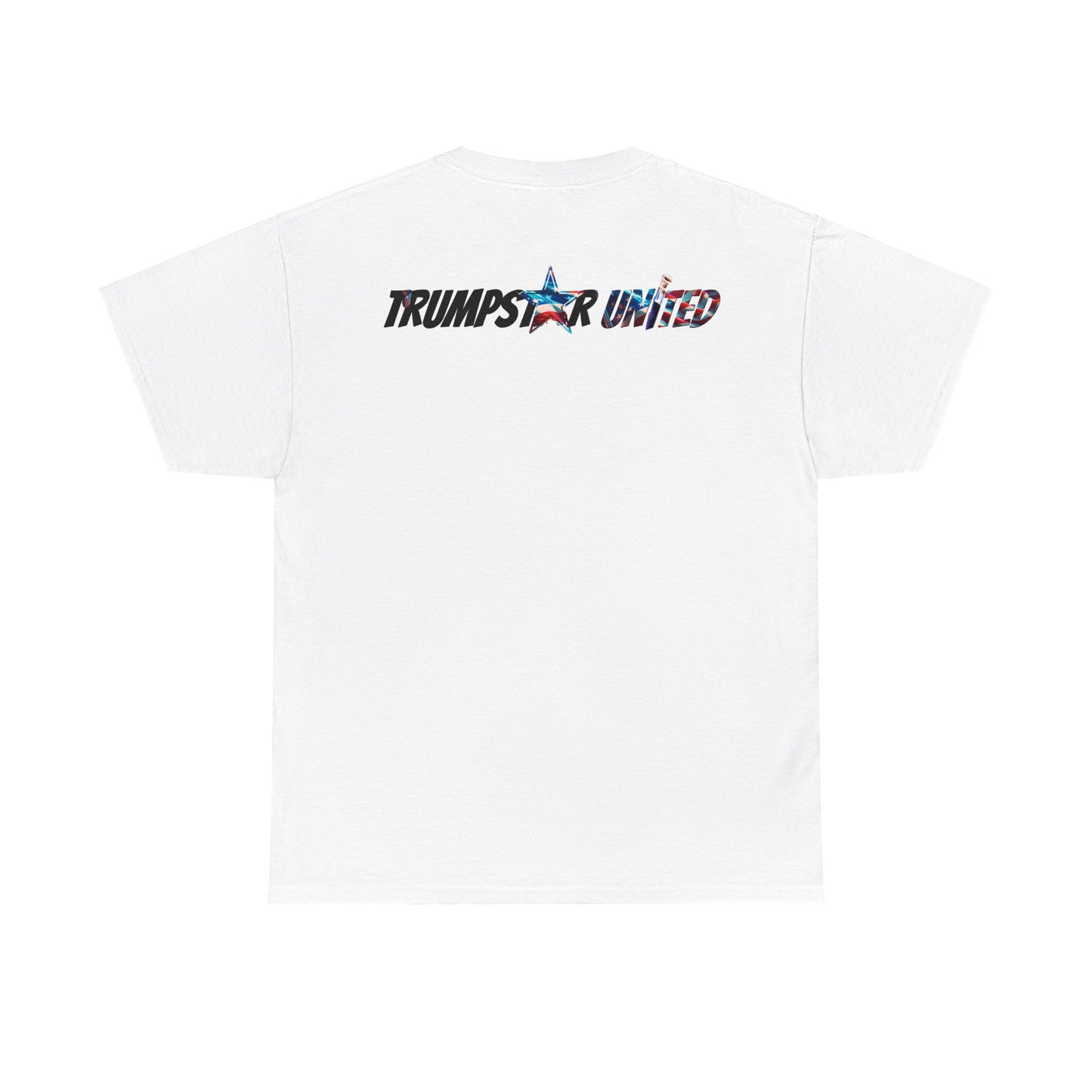 Trumpstar I HAVE A DREAM Viral Martin UPGRADED Flag White Glow T Shirt Special Edition United We Stand America Apparel White Tee  Unisex Mens Womens  Be Great Again Patriotic 2024 Bulletproof You Missed Rally Presidential Campaign Joe Merch