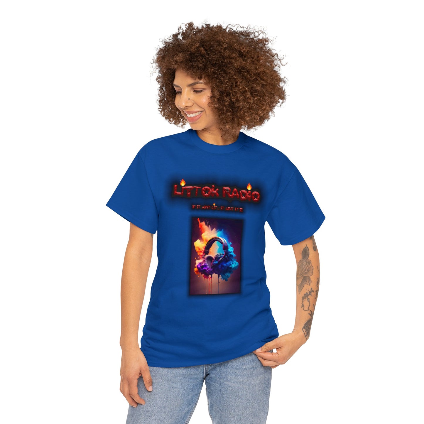 OFFICIAL "LITTOK RADIO" Tee 1 Datboijay Artist Elevation Ebook  Logo T Shirt