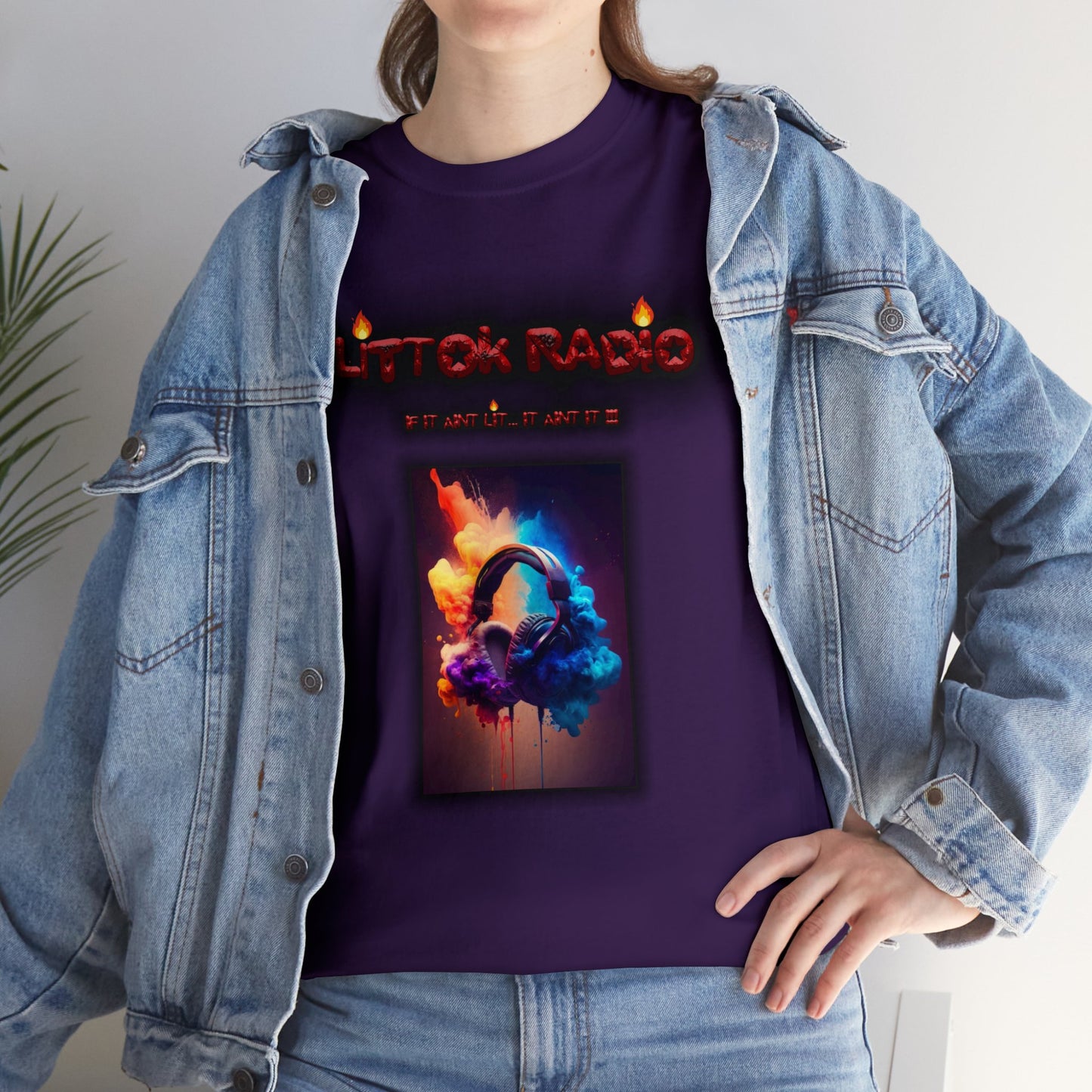 OFFICIAL "LITTOK RADIO" Tee 1 Datboijay Artist Elevation Ebook  Logo T Shirt