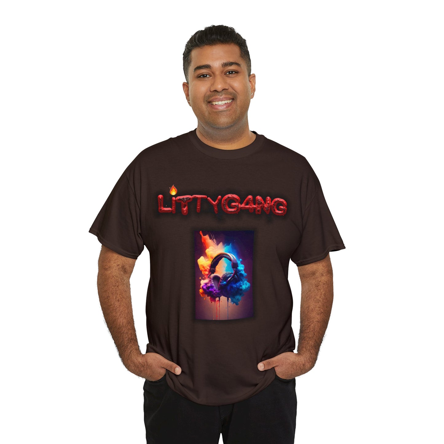 OFFICIAL "LITTYGANG" Littok Radio Tee - Datboijay Artist Elevation Ebook  Logo T Shirt